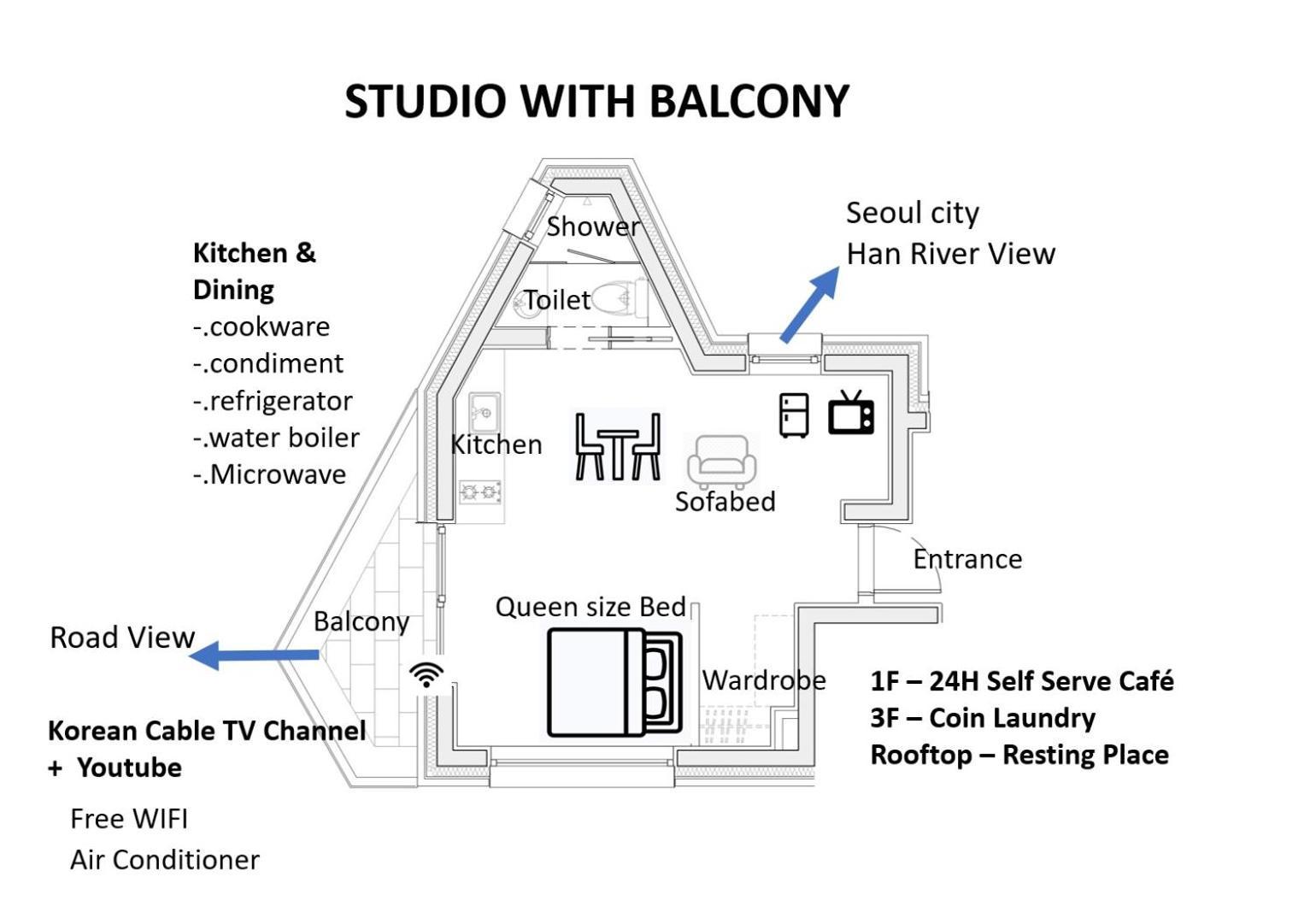 Studio Balcony